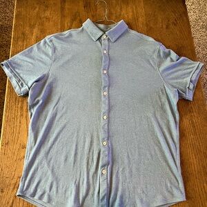 Apt. 9 Light Blue Casual Button Down Shirt